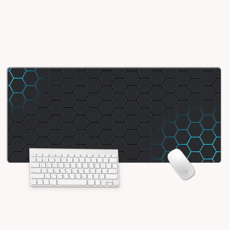 Hex desk mat surface detail