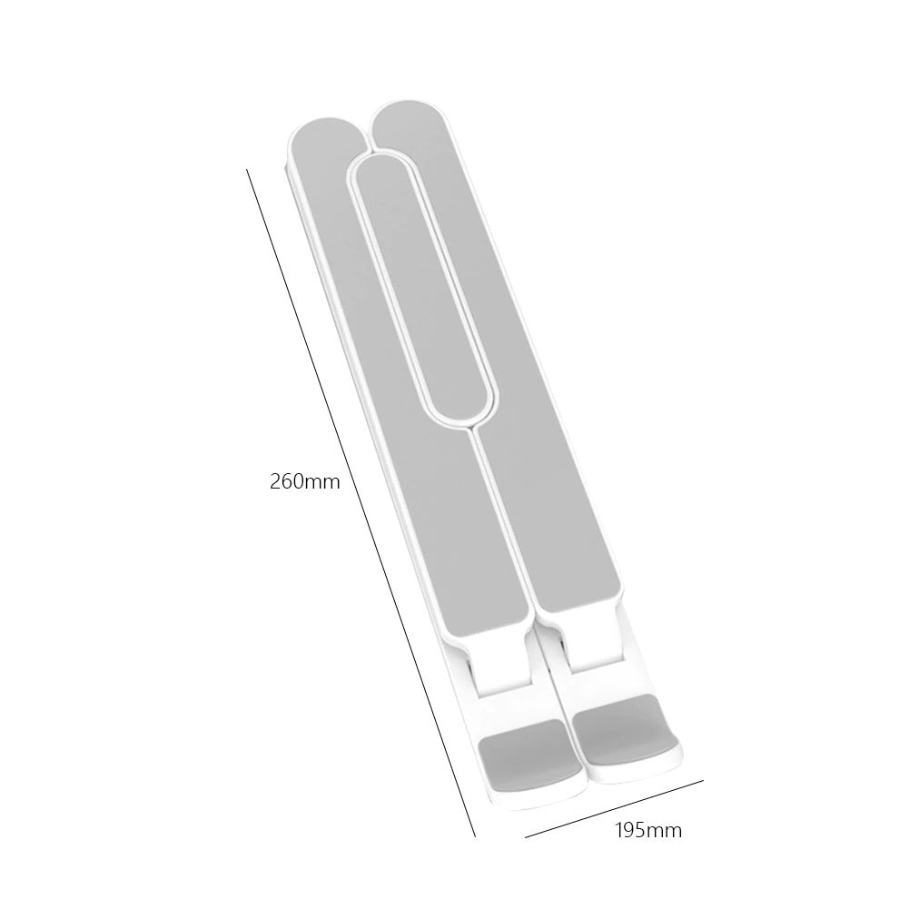 Laptop stand in black and white