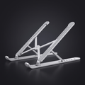 Adjustable laptop stand, studio product photograph